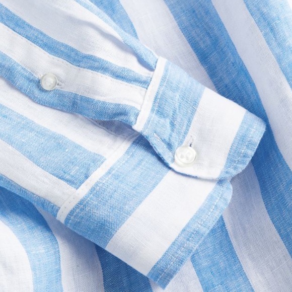 H&M Striped Linen Shirt - Picture 6 of 8
